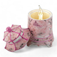 Pink Pagoda Lamp