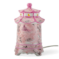 Pink Pagoda Lamp