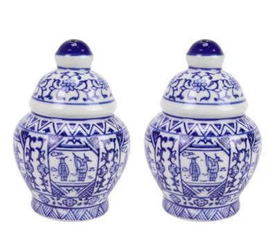 Classic Tea Jar Salt and Pepper Shakers