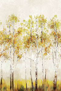 Aspen Tree Mural - Cappucinno