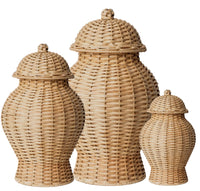 Boxwood Classic Rattan Jar