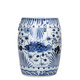 Blue & White Garden Stool