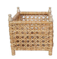 Boxwood Natural Cane Wicker Box Planter