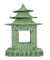 Boxwood Mid Mod Green Rattan Pagoda Collection