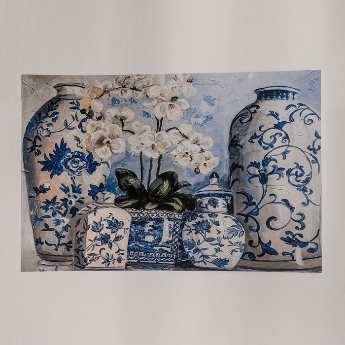 Chinoiserie Vases Paper Placemats Package of 20