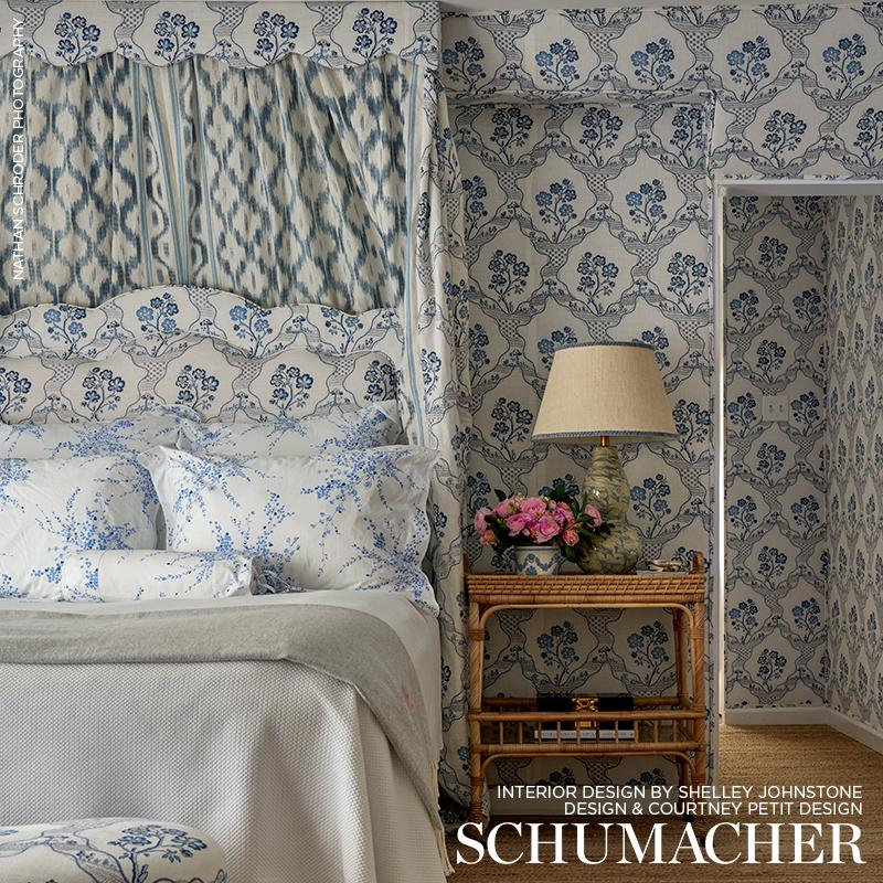 Marella Delft Wallpaper by Schumacher