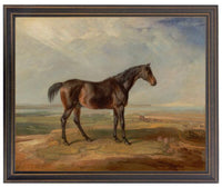 Vintage Equestrian framed reprint