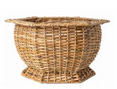 Boxwood Hexagon Wicker Planter