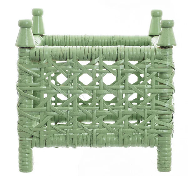 Boxwood Natural Cane Wicker Box Planter