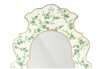 Boxwood White Green  Cherry Blossom Mirror