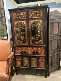 $476 19th Century Hsin Wall Dream Cabinet