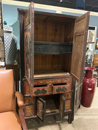 $476 19th Century Hsin Wall Dream Cabinet