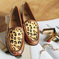 The Exotic Needlepoint and Leather Shoes