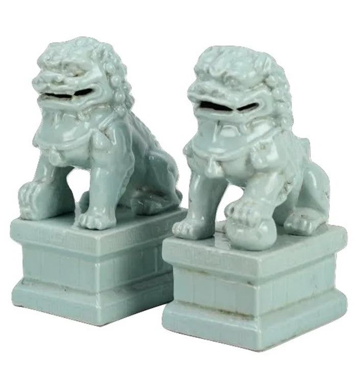 Boxwood Mint Foo Dogs