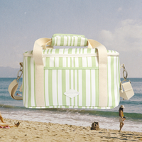 Box Cooler Sage Stripe