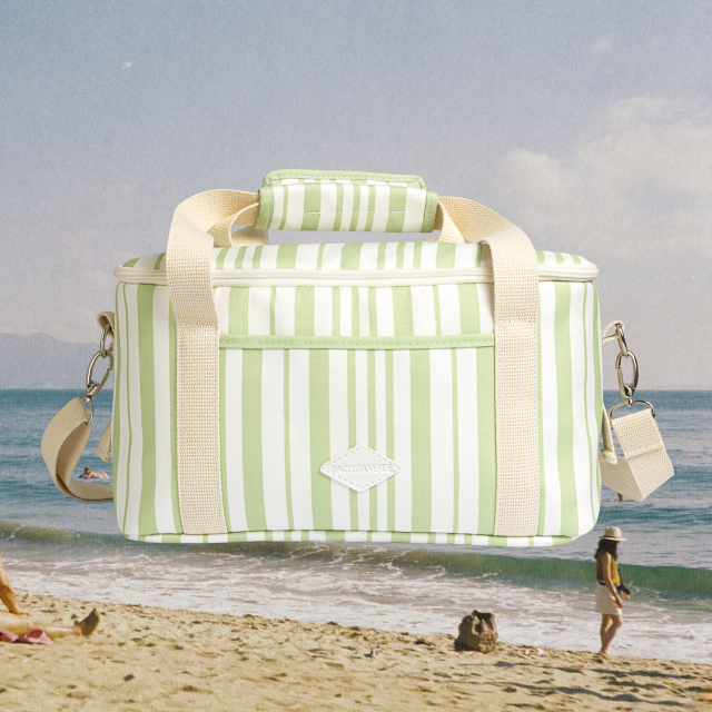 Box Cooler Sage Stripe
