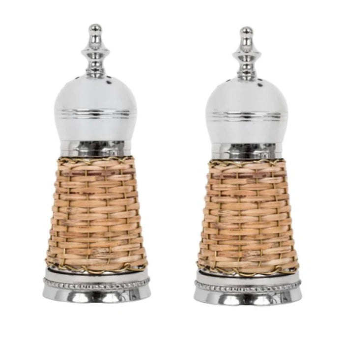 Silver Top Whicker Shakers